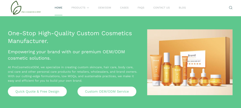 ProCosmeticsOEM is a China-based skincare manufacturer offering natural, eco-friendly eye mask solutions with low MOQs starting at 200 units, rapid production, and complete OEM/ODM services—perfect for startups seeking affordable, clean, and scalable private label eye care products.