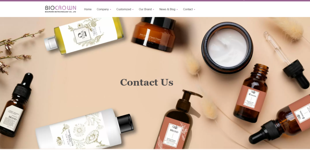 Biocrown is a Taiwan-based private label manufacturer offering over 40 years of expertise in crafting natural and organic skincare products, specializing in face cleansers, serums, and masks with customizable formulations to meet diverse market needs.