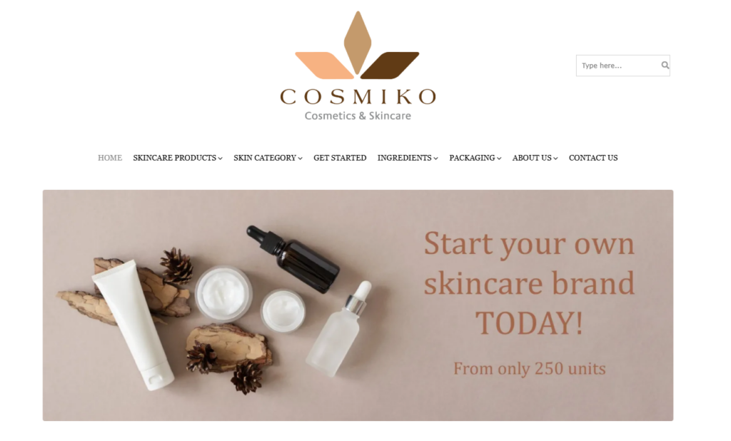 Cosmiko, a UK-based private label skincare manufacturer, offers natural, scientifically backed formulations like AHAs for face cleansers, with low MOQs, custom options, and full-service support, making it ideal for startups looking to create high-quality, effective skincare products.