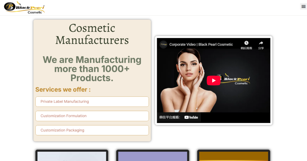 Black Pearl, an India-based private label manufacturer, provides custom formulations, low MOQs, and certified, high-quality skincare products such as face cleansers, offering full-service support and eco-friendly, cruelty-free options perfect for new brands entering the market.