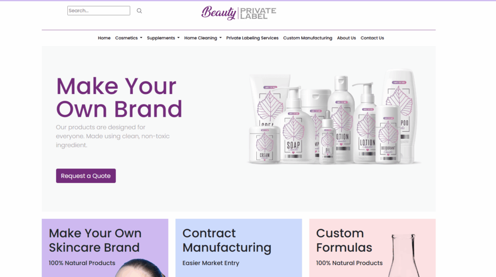 Beauty Private Label offers clean, ready-to-launch eye care products, custom formulation options, and full branding support—making it an ideal one-stop partner for startups entering the skincare market.