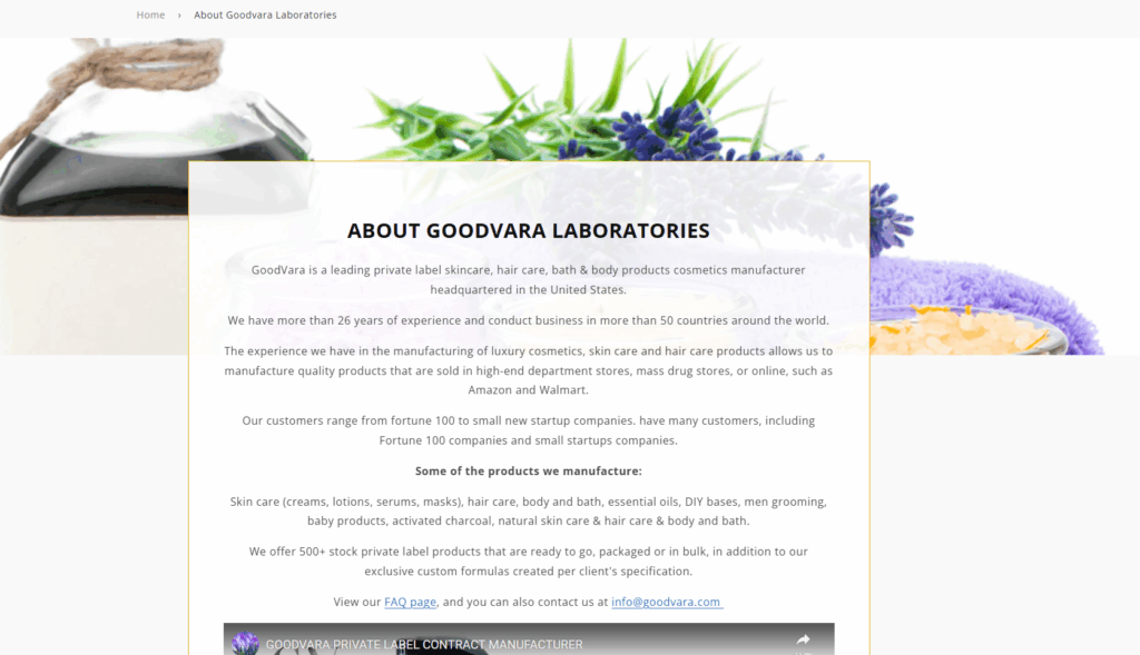 GoodVara streamlines private label eye care manufacturing with low MOQs, 1,000+ proven natural formulas, and transparent online ordering—making it a go-to partner for startups seeking clean, U.S.-made skincare.