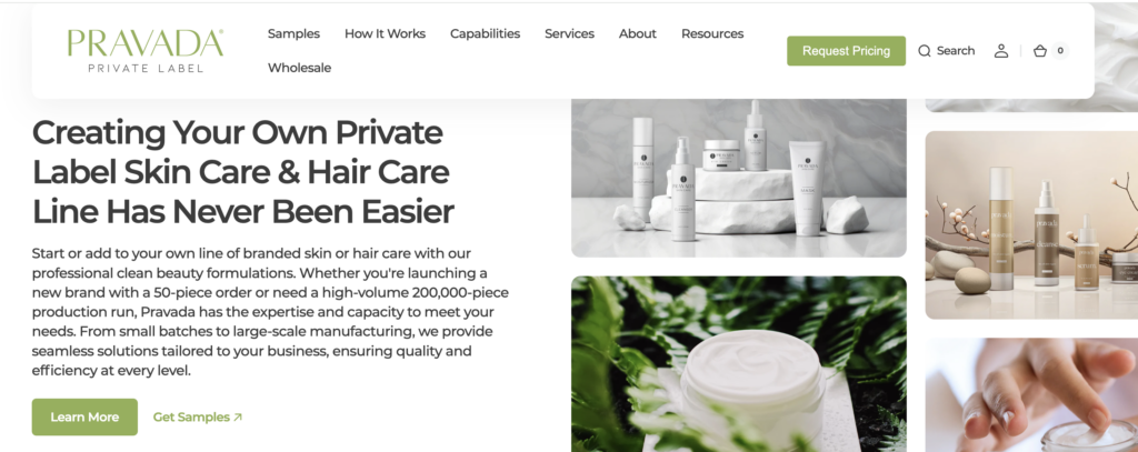 Pravada provides newcomers in the skincare market with custom formulation services and a low entry barrier, making it easier to launch unique, high-quality products efficiently.
- United States🇺🇸
- Skincare, Haircare, Bath & Body,Fragrances
As someone deeply entrenched in the private label skincare industry, I've had the privilege of collaborating with various manufacturers and understanding the intricacies that set each apart. Today, I'm eager to introduce Pravada, a distinguished leader in the private label sector, and discuss why they are an excellent choice for entrepreneurs venturing into the skincare market for the first time.

Pravada is a beacon of innovation and reliability in the private label industry. With over a decade of experience, they have cultivated a reputation for helping thousands of brands globally bring their visions to life. Their team, comprised of personal care experts and enthusiasts, supports clients at every step of the product development process. What sets Pravada apart is their commitment to high-quality, naturally derived, and organic ingredients, ensuring that all products are not only effective but also meet rigorous standards set by agencies like the FDA and Health Canada.
Why would beginners in our field choose to work with Pravada? Here's a perspective from a fellow manufacturer:
1. Expertise and Reliability: Pravada's team brings extensive industry experience, offering more than 300 skin, body, and hair care formulations. For beginners, navigating the complex terrain of product development can be daunting. Partnering with Pravada means having a seasoned guide every step of the way, from concept to shelf.
2. Turnkey Service: Pravada's turnkey solutions are particularly appealing to new entrants in the skincare market. They offer an extensive range of customization options while minimizing start-up costs and lead times. This allows emerging brands to launch their products in a timely and cost-effective manner without compromising on quality.
3. Commitment to Clean Beauty: As a fellow manufacturer, I admire Pravada's early adoption of clean beauty practices. They specialize in formulating with natural and organic ingredients, which is increasingly important as consumers become more conscientious about the products they use on their bodies. This dedication not only ensures safer products but also aligns with growing market trends towards sustainability and ethical manufacturing.
4. Comprehensive Support Services: Pravada doesn't just stop at manufacturing; they offer extensive services to assist with brand and packaging development. Their connections, like the partnership with Stephen Gould for packaging solutions, provide significant added value. For a beginner, having access to such resources can significantly streamline the process of product development and branding.
5. Low Minimum Order Quantities: Pravada understands the constraints of new businesses. Their flexible minimum order quantities make it easier for startups to enter the market without the pressure of large initial investments. This flexibility is crucial for testing the market and scaling operations as the brand grows.
6. Quality and Compliance: Adhering to Good Manufacturing Practices and being ISO 22716 certified, Pravada ensures that all products meet the highest quality standards. For a new brand, having products that are consistently excellent in quality can help build consumer trust and establish a strong market presence.

Choosing Pravada as your manufacturing partner means more than just creating a product line. It means embarking on a journey with a trusted partner that values quality, innovation, and customer satisfaction as much as you do. Their expertise in clean beauty, coupled with robust support systems, makes them a standout choice for anyone looking to make a meaningful entrance into the skincare industry.
As we continue to navigate the evolving landscape of beauty and personal care, aligning with partners like Pravada who prioritize both product excellence and ethical practices is not just good business—it's a commitment to a healthier, more sustainable future. Let's collaborate and create products that not only enhance beauty but also uphold the values we cherish.