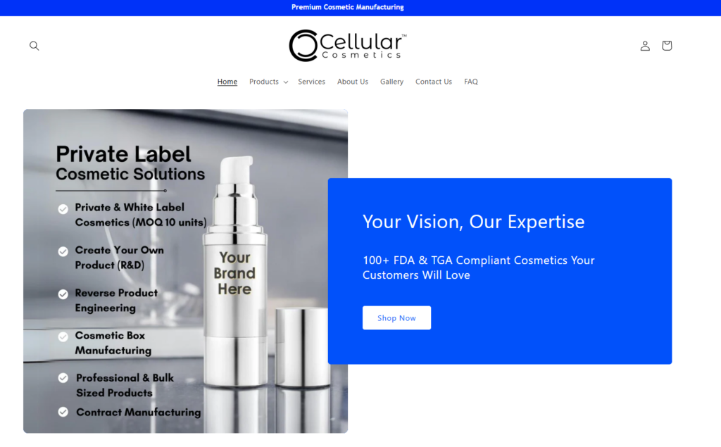 Cellular Cosmetics, an Australian manufacturer, delivers high-quality acne treatments like salicylic cleansers and soothing creams, combining TGA compliance, vegan formulations, and flexible low MOQs to support new and growing beauty brands.