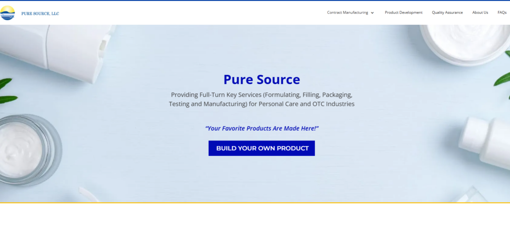 Pure Source, located in the U.S., provides premium acne treatments like acne washes and serums, backed by 28 years of expertise, FDA-compliant facilities, and turnkey solutions, enabling brands to enter the market with confidence and global reach.