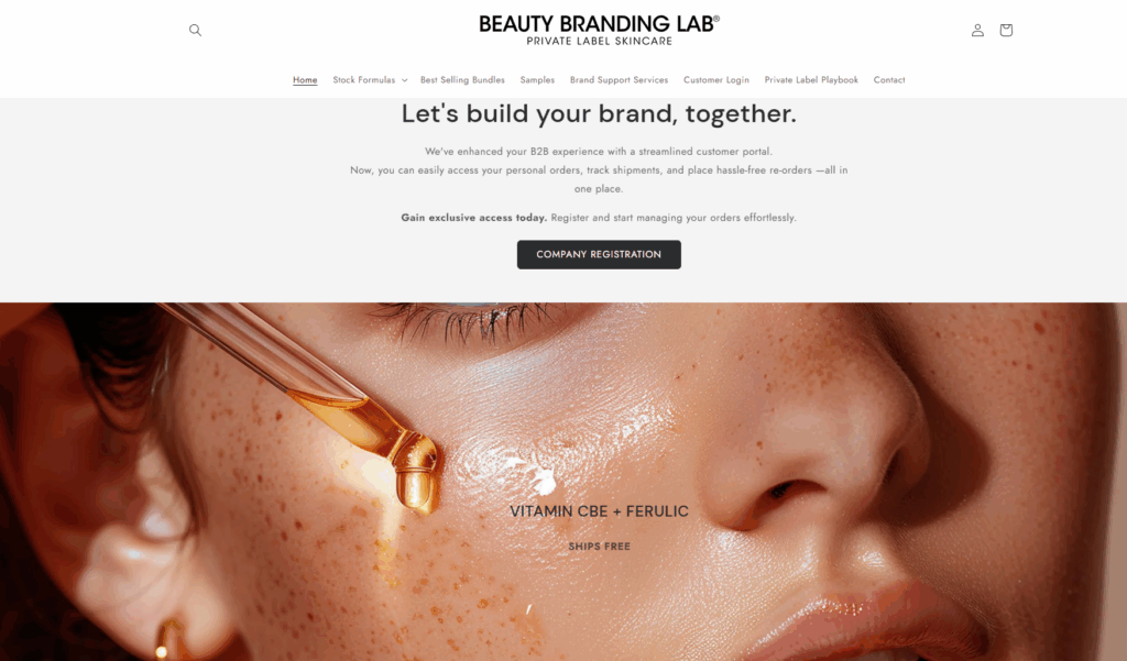 Beauty Branding Lab is a U.S. private label skincare manufacturer providing low-MOQ, ready-to-brand face toners with premium U.S.-made formulations, turnkey branding services, and digital tools—specifically designed to help first-time founders launch fast and professionally in the clean beauty space.