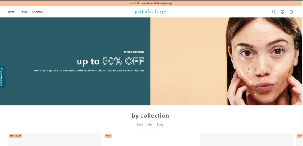 Patchology creates clinically inspired under-eye gels and hydrogel patches designed for targeted skincare concerns, combining advanced actives like caffeine, retinol, and peptides with spa-like packaging to deliver both results and a premium self-care experience.