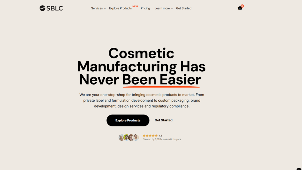 SBLC Cosmetics is a German private label manufacturer offering all-in-one skincare solutions, seamless development, and branding support—empowering beginners to create high-quality face cleansers with ease, speed, and visual impact.