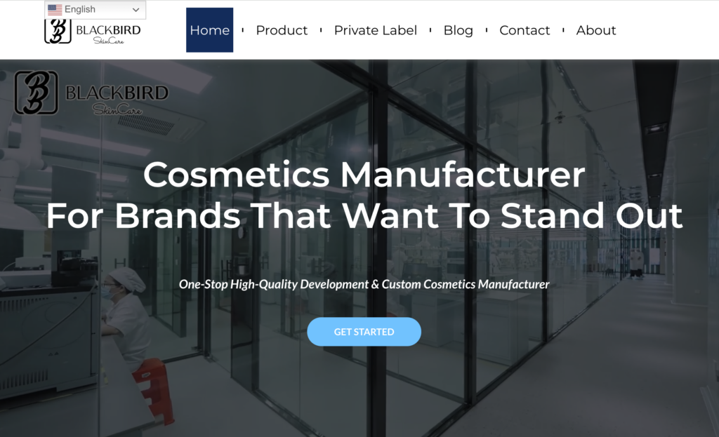 Blackbird Skincare stands out for its ability to support highly customized skincare development, offering brands greater flexibility in formulation, packaging, and product positioning.